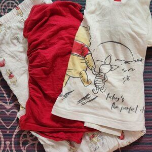 Winnie the Pooh Pajama Bundle — 3-Piece Set — Women’s Size S — Good Condition